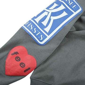 DONCARE Lucky Me I See Ghosts Hoodie Fashion Street Rapper Men's Sweatstort(Green/M)