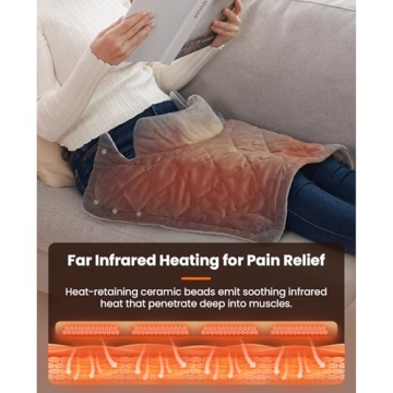Bob and Brad Weighted Heating Pad for Pain Relief