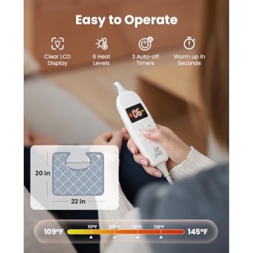 Bob and Brad Weighted Heating Pad for Pain Relief