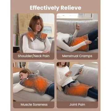 Bob and Brad Weighted Heating Pad for Pain Relief