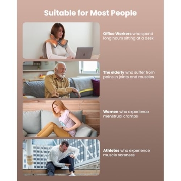 Bob and Brad Weighted Heating Pad for Pain Relief