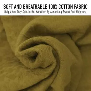 Rothco Solid Color Shemagh Tactical Desert Keffiyeh Scarf – Versatile Head and Neck Wrap – Great for Camping, Hiking, and Other Outdoor Activities – Coyote Brown