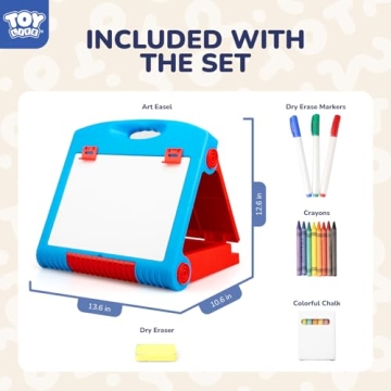 STEAM Life 3-in-1 Tabletop Easel for Kids Art