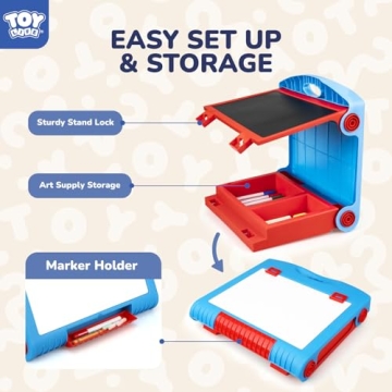 STEAM Life 3-in-1 Tabletop Easel for Kids Art