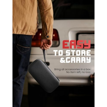 Portable Tire Inflator with 20000mAh Battery and Speed