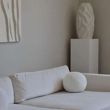 Stylish Oval Round Pillow Cushion for Modern Home Decor