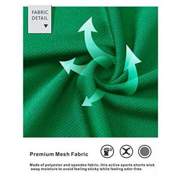 NORTHYARD Men's 10" Quick Dry Athletic Basketball Shorts