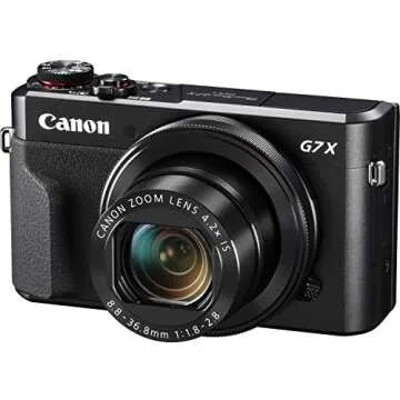 Canon PowerShot G7 X Mark II Digital Camera Bundle with SanDisk 64GB SD Card