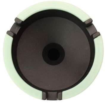 VIP Home Essentials Stub Out Glow in The Dark Butt Bucket Ashtray - Black