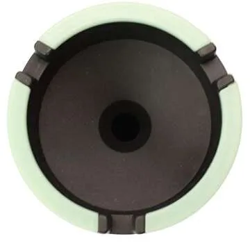 VIP Home Essentials Stub Out Glow in The Dark Butt Bucket Ashtray - Black