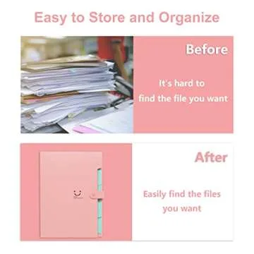 Forvencer Colorful Accordion File Organizer for All Ages