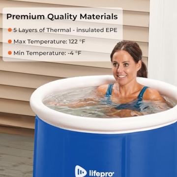Lifepro Portable Ice Bath Tub for Athletes and Recovery