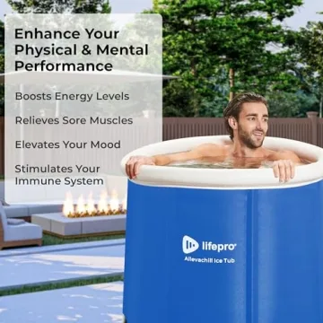 Lifepro Portable Ice Bath Tub for Athletes and Recovery