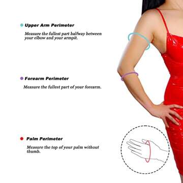 DooWay Black Patent Leather Gloves Super Long 28" Wet Look Women Costume Halloween Cosplay Matching Catwoman