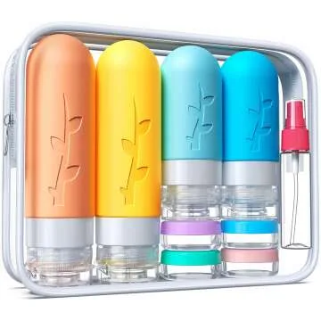 Travel Bottles Set - 16 Pcs Refillable & Leakproof