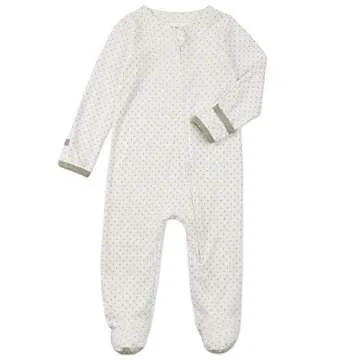 Aablexema Baby Footie Pajamas with Mittens - 3Pcs Infant Footed Sleeper Cotton Sleepwear Outfits(0-3...