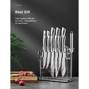 Kincano 14-Piece Super Sharp Kitchen Knife Set