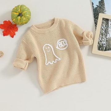 Kuriozud Toddler Sweater Soft Warm for Fall Winter