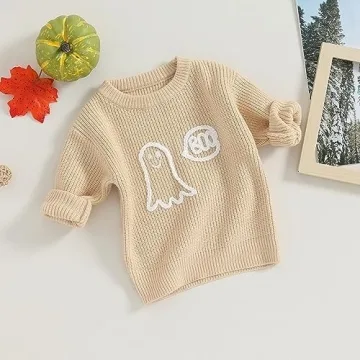 Kuriozud Toddler Sweater Soft Warm for Fall Winter