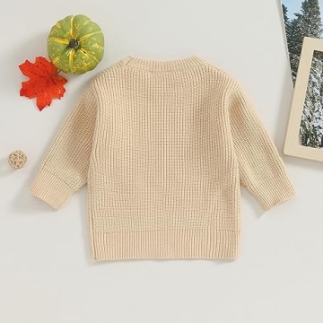 Kuriozud Toddler Sweater Soft Warm for Fall Winter