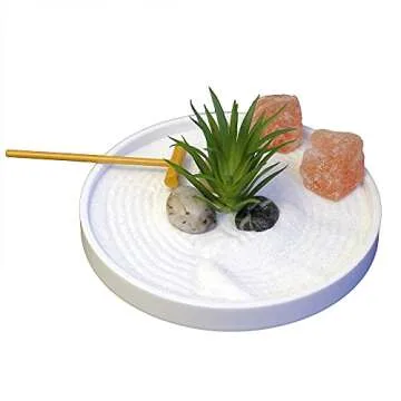 Nature's Mark Mini Zen Garden for Desk - Complete Kit