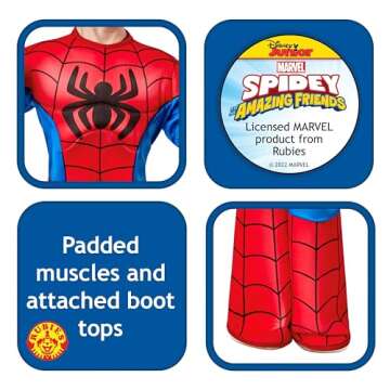 Deluxe Spider-Man Costume for Toddlers - 3T to 4T