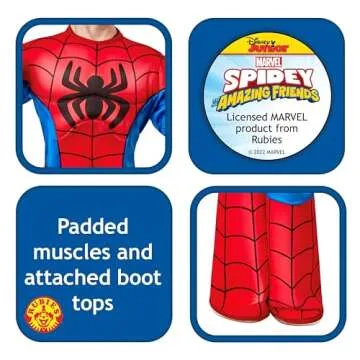 Deluxe Spider-Man Costume for Toddlers - 3T to 4T