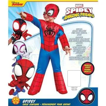 Deluxe Spider-Man Costume for Toddlers - 3T to 4T