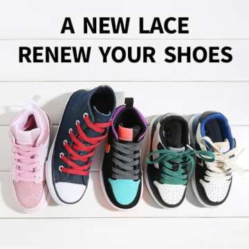 VSUDO Stylish Flat Blackish Green Shoe Laces for Sneaker