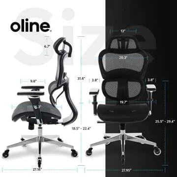 Comfort & Durability - Oline ErgoPro Office Chair