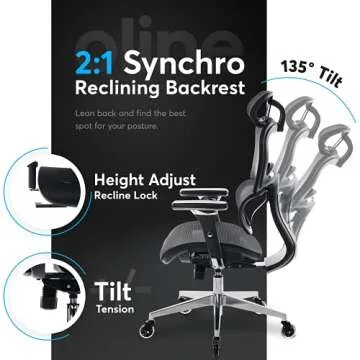Comfort & Durability - Oline ErgoPro Office Chair