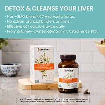 Himalaya LiverCare Herbal Liver Support & Detox Supplement