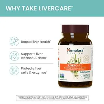 Himalaya LiverCare Herbal Liver Support & Detox Supplement