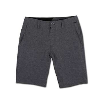 Volcom Men's Frickin SNT Static 21" Modern Hybrid Short, CHARCOAL HEATHER, 29