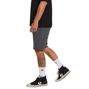 Volcom Men's Frickin SNT Static 21" Modern Hybrid Short, CHARCOAL HEATHER, 29