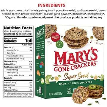 Super Seed Variety Pack Crackers - Healthy Snacking