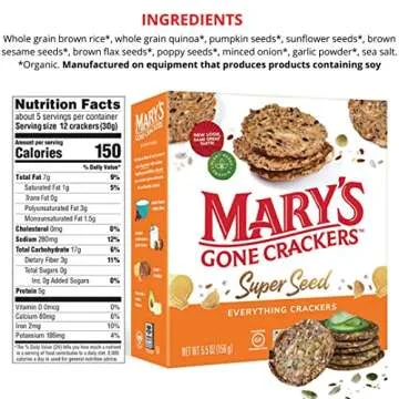 Super Seed Variety Pack Crackers - Healthy Snacking
