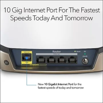 NETGEAR Orbi Tri-Band WiFi 6 Router for Maximum Speed