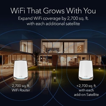 NETGEAR Orbi Tri-Band WiFi 6 Router for Maximum Speed