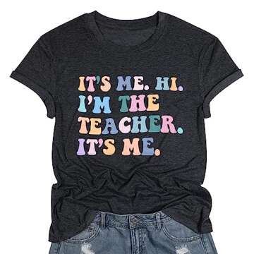 It’s Me, Hi! I’m the Teacher Shirt - Fun Teacher T-Shirt for Back to School