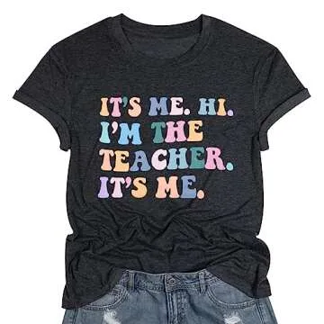It’s Me, Hi! I’m the Teacher Shirt - Fun Teacher T-Shirt for Back to School