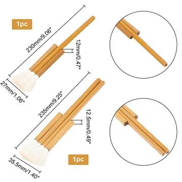 PH PandaHall Hake Brushes - Precise Art Tools for All Levels