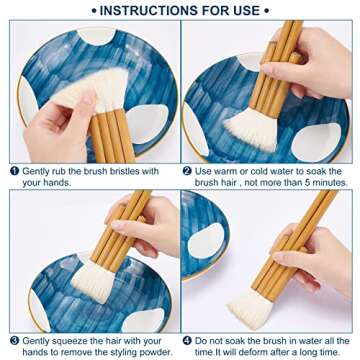 PH PandaHall Hake Brushes - Precise Art Tools for All Levels