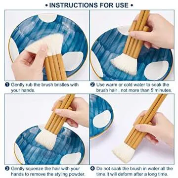 PH PandaHall Hake Brushes - Precise Art Tools for All Levels