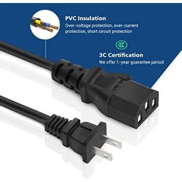 Facmogu 60W 12V 5A AC to DC Car Converter, AC 100-240V to DC 12V Car Cigarette Lighter Socket Power Supply Adapter, Power Converter for Car Fan Car Air Purifier Car MP3 Other Car Devices Under 60W