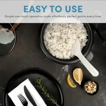 Aroma 6-Cup Rice Cooker One Touch Perfect Rice Every Time