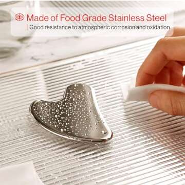 Rena Chris Gua Sha Facial Tools, Stainless Steel Guasha Tool for Acupuncture, Manual Massage Sticks ...