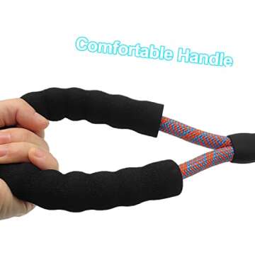 BTINESFUL 5/6/7/10 FT Dog Leash, Strong Nylon Rope Leash Soft Padded Handle, 29 Colors for Medium Large Dogs Walking Training