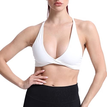 Aoxjox Sienna Sports Bra for Yoga and Workouts - Low Impact