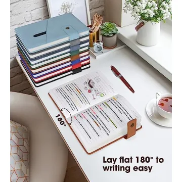 Brown A5 Leather Journal with Pen - 200 Pages Thick Paper